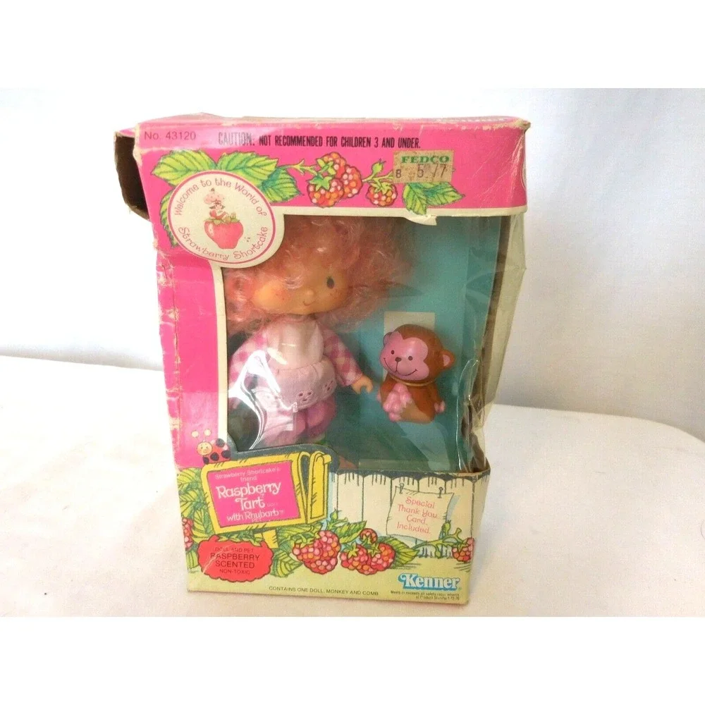 Strawberry Shortcake Raspberry Tart with Rhubarb No‎ 43120 Vintage Kenner NRFB